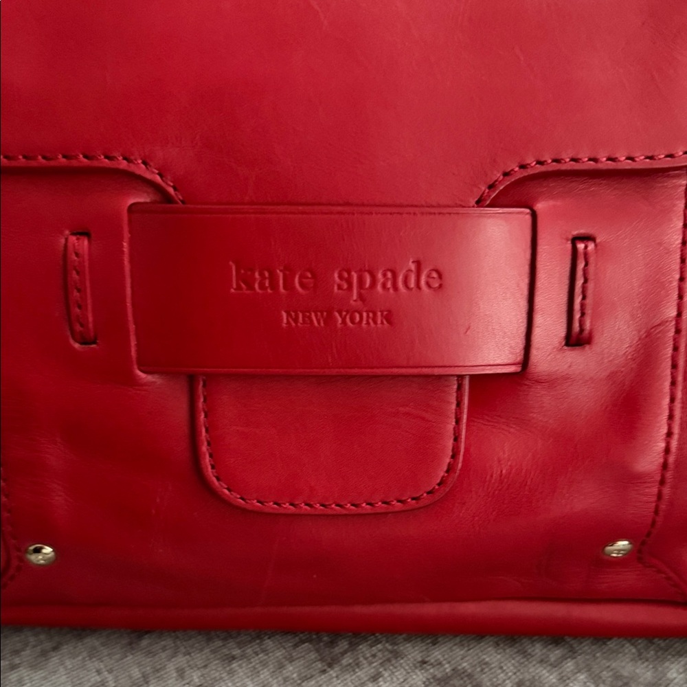 Kate Spade Large Red Hobo Bag - Picture 2 of 5